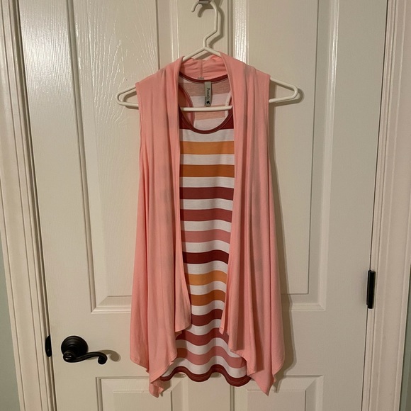 Pomelo Other - Pomelo Girls Racerback Dress and Kimono